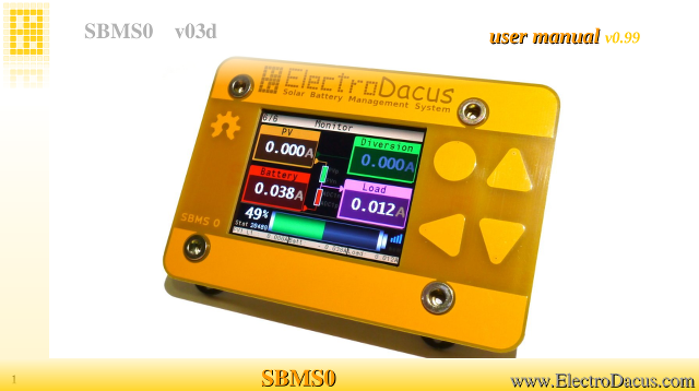 Solar BMS SBMS0v03d